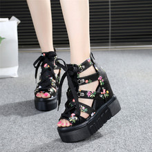 布想抚顺鱼嘴靴女新款，刃装鄂尔多斯棉麻民族风女装，士品士蕾公司