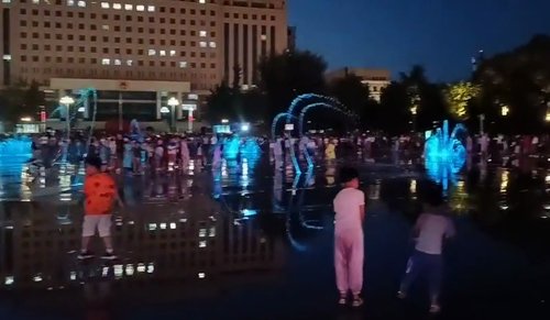 庆阳和谐广场事件,庆阳西峰喷泉事件