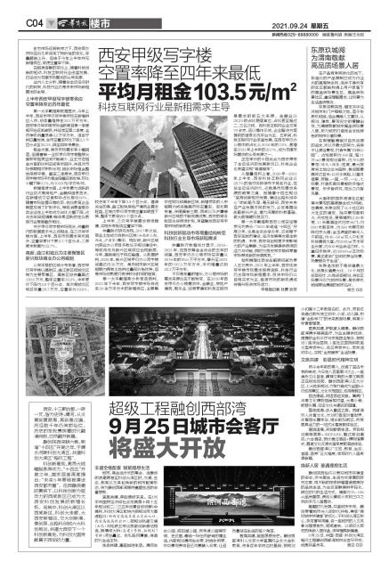 目前西安写字楼租赁市场空置,西安写字楼空置率