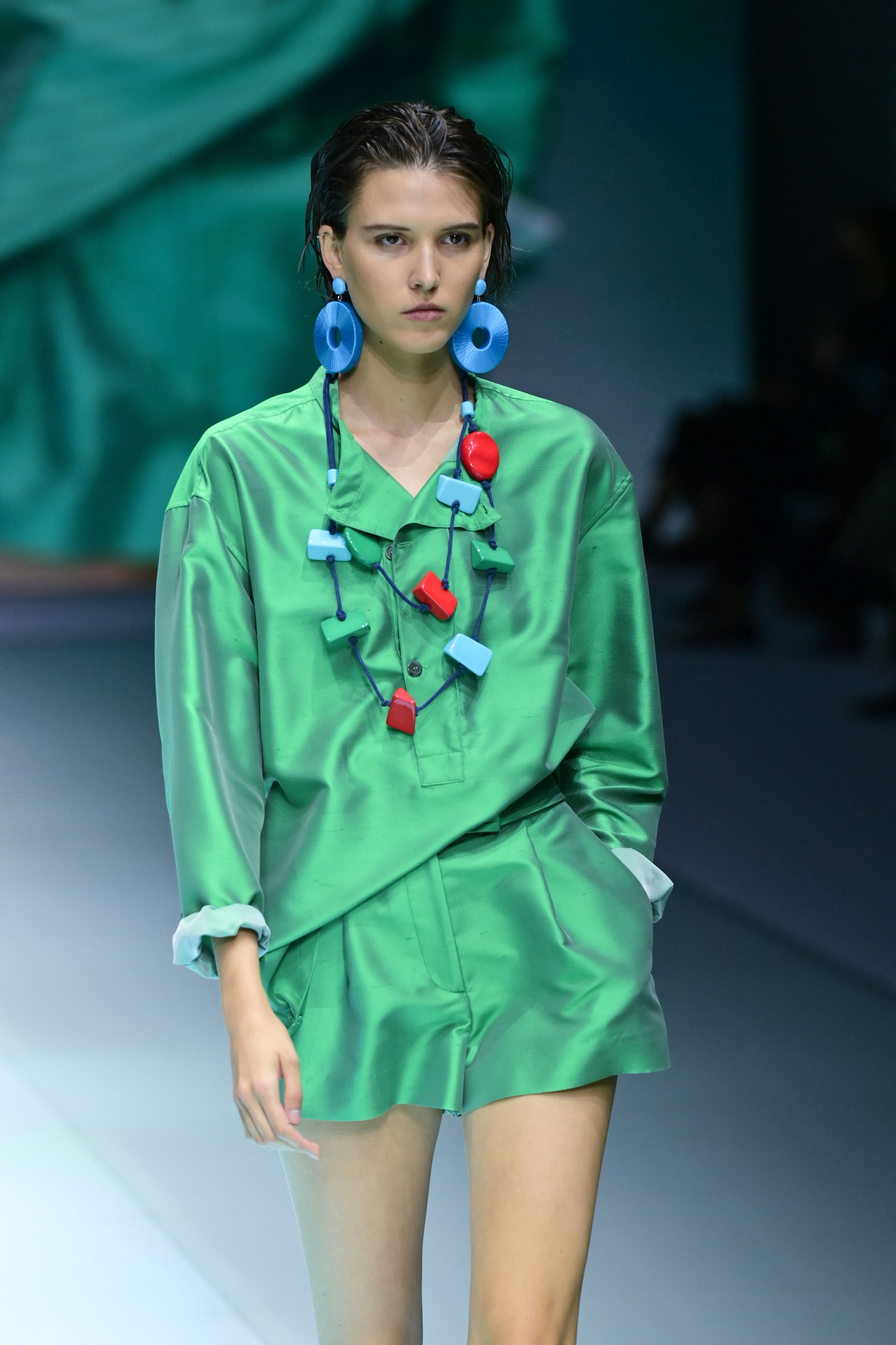 米兰时装周春夏,米兰时装周阿玛尼品牌时装秀