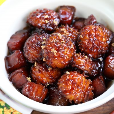 家常红烧肉鲍鱼怎么做最好吃,做鲍鱼红烧肉的教程