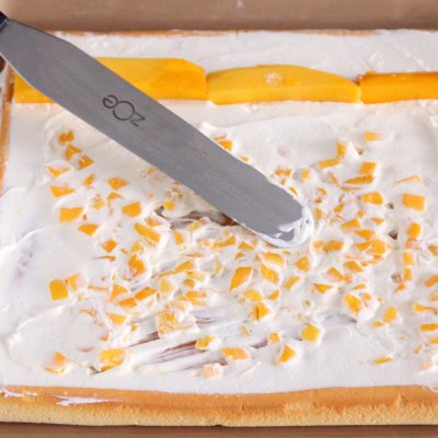 好吃又好做的芒果蛋糕,做个超好吃的椰子芒果蛋糕卷