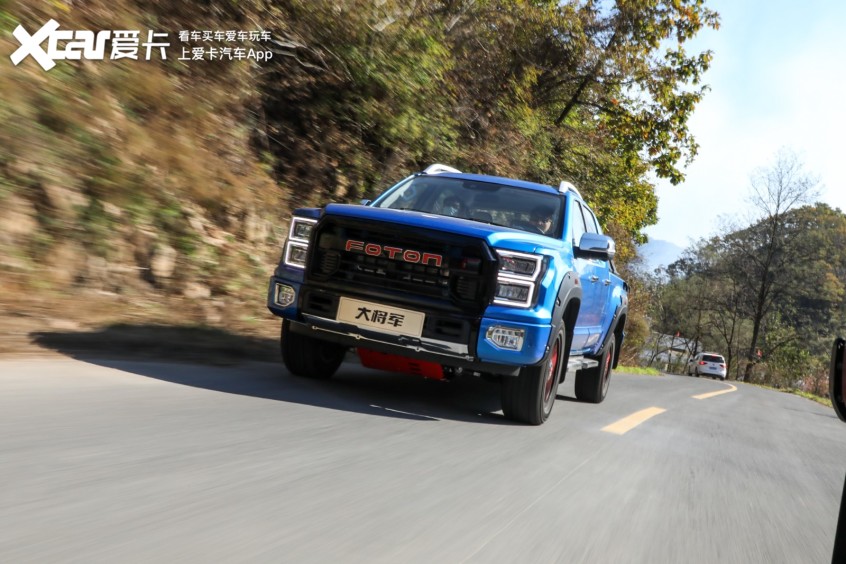 福田大将军皮卡试驾,福田大将军g9试驾