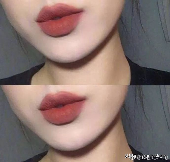 美式复古红口红色号,秋季口红推荐白皮