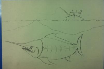 儿童画创意画鱼,儿童绘画鱼创意画