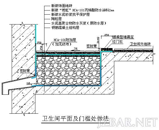 下沉式卫生间漏水怎么解决,下沉卫生间顶部漏水解决方法