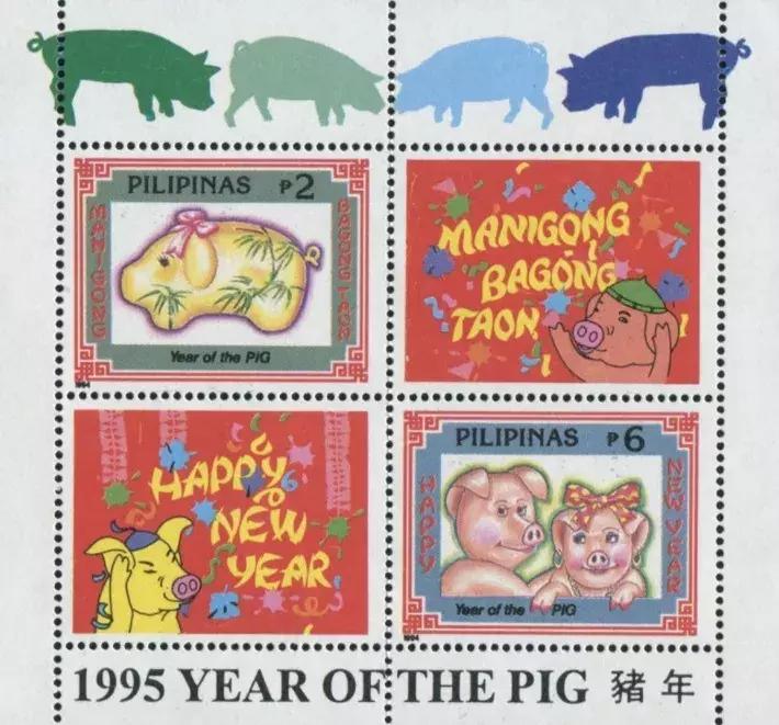 生肖猪邮票绘画设计图,生肖猪邮票有收藏价值吗