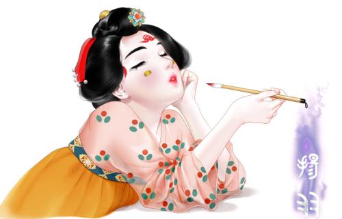 盛唐时期妆容特点,唐朝妆容酒晕妆