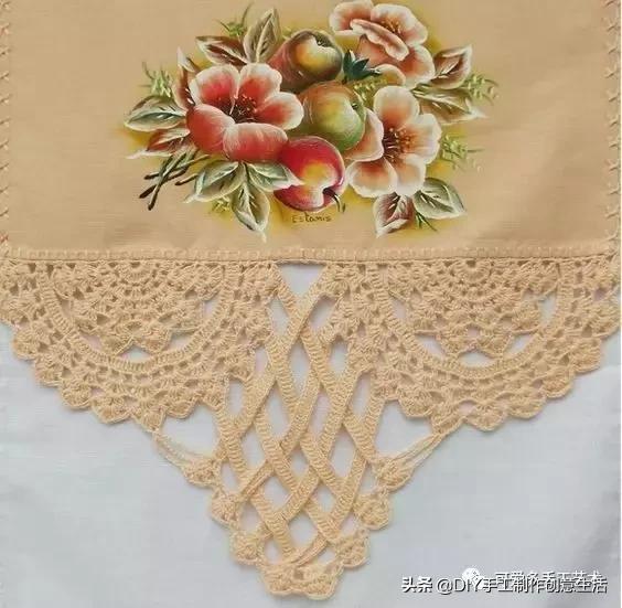 漂亮的钩针桌布衣,钩针钩织漂亮桌布衣图解