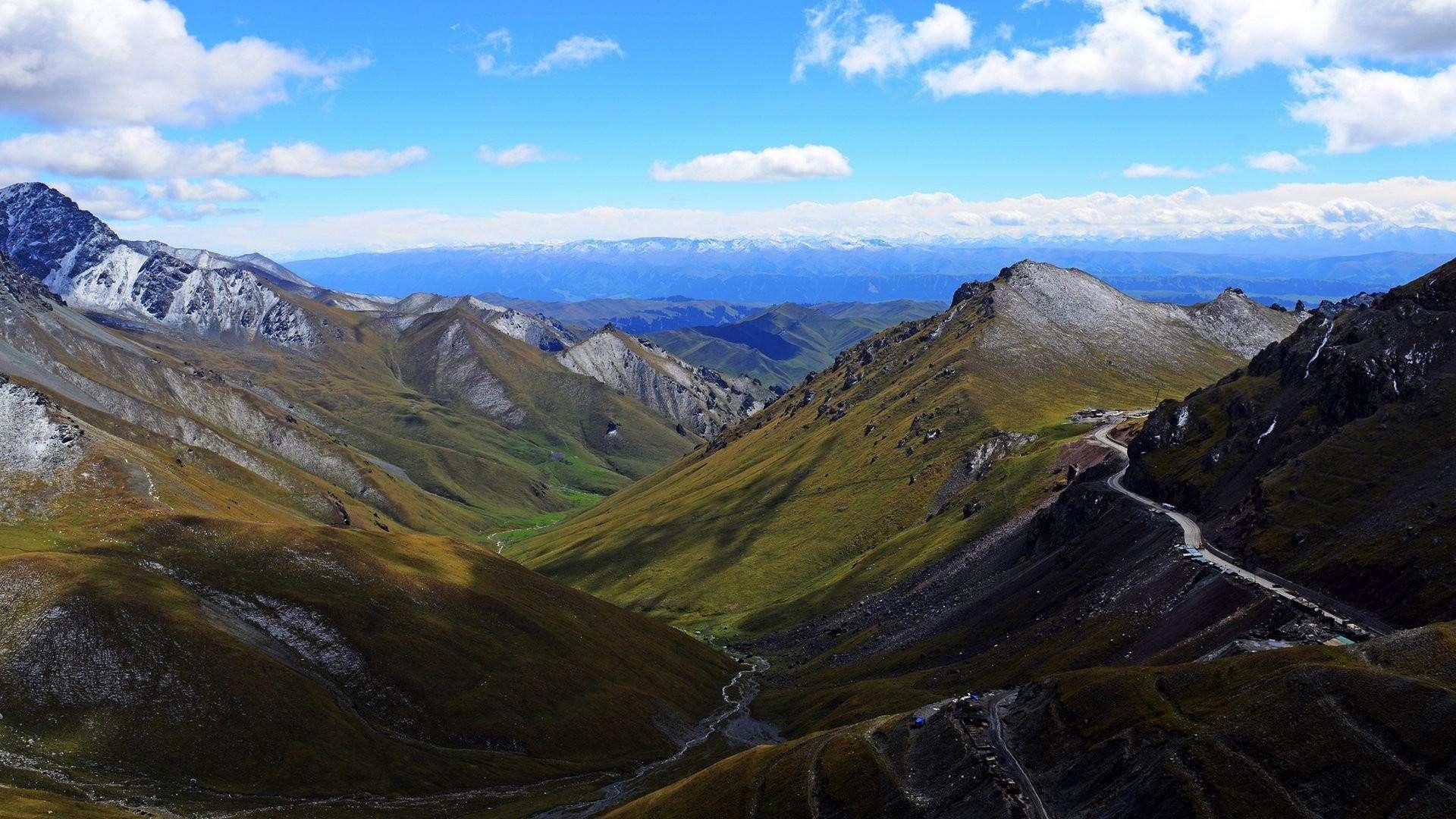 最美十大雪山航拍,最美天山奇峰风景视频