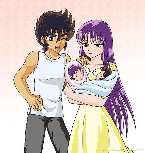 圣斗士星矢第一次见到纱织,圣斗士纱织和雅典娜