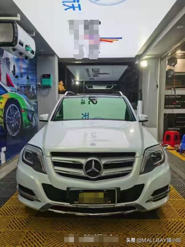 奔驰glk300改色双拼,奔驰glk300最美改色