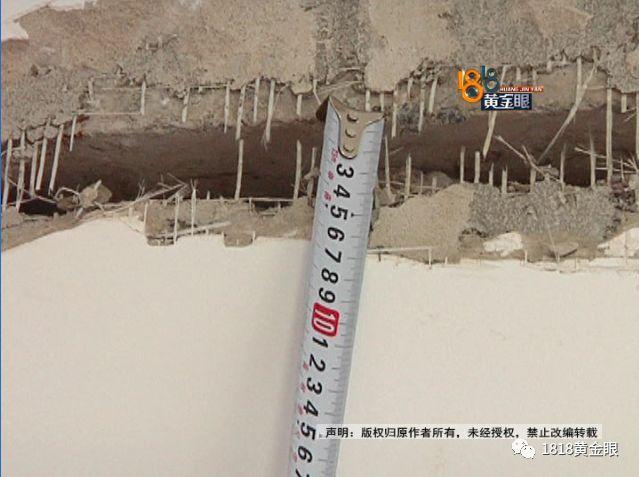 金地墙体裂缝,金地艺境裂缝效果图