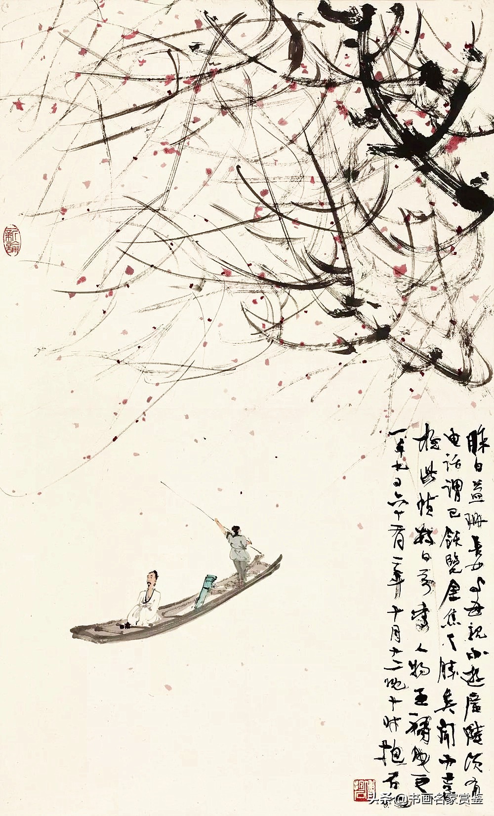 傅抱石大师作品图片,中国画坛巨擘