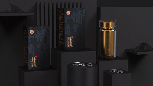 高端保健品包装设计案例,2024保健品高端创意包装设计图