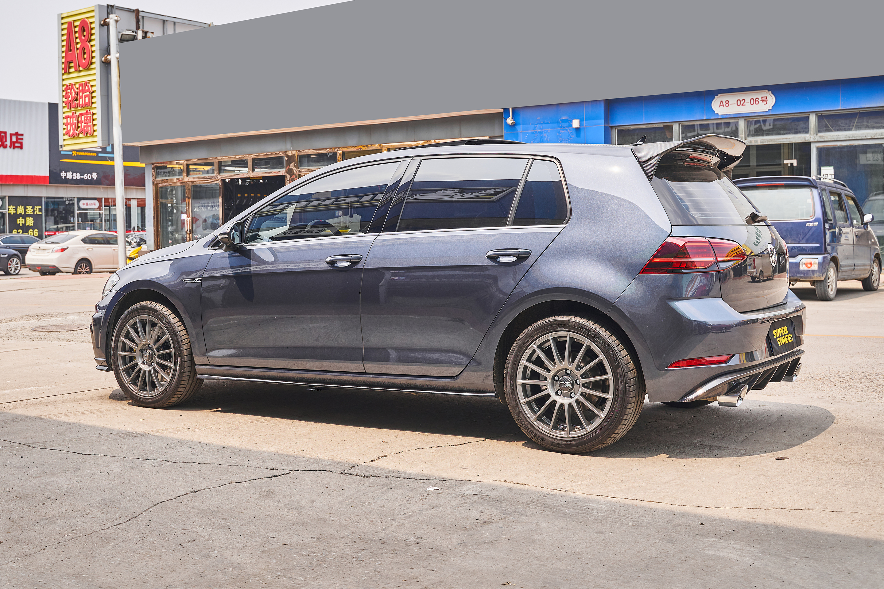 高尔夫7.5升级rline前杠,高尔夫6gti改装ap9200