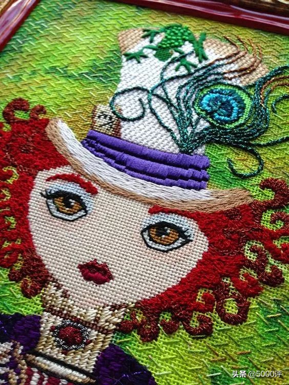 十字绣绣好要怎么弄,十字绣正确绣法为什么要留一格呢