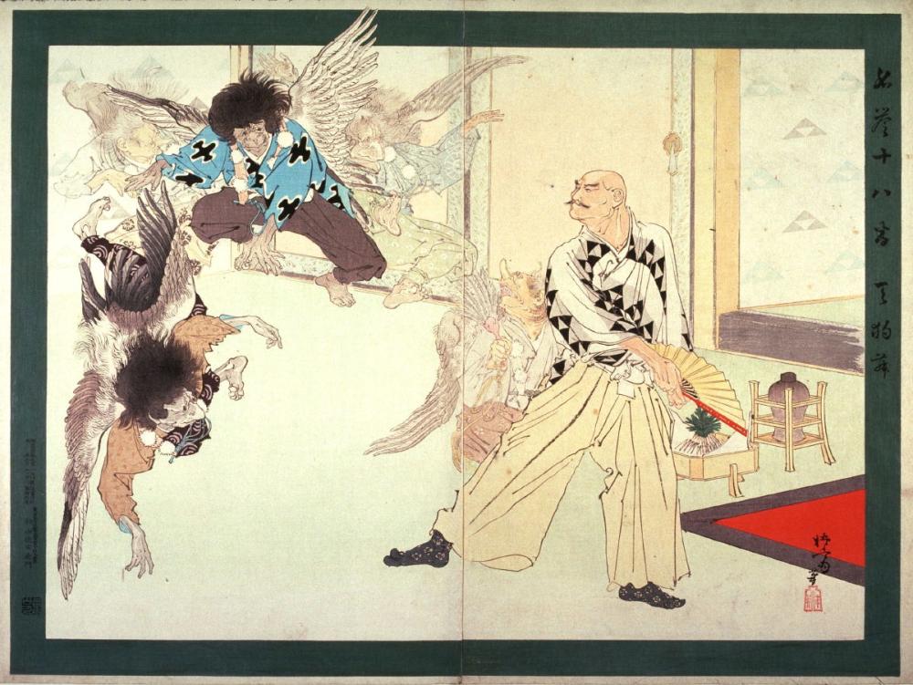 日本百鬼夜行文化,百鬼夜行日本天狗