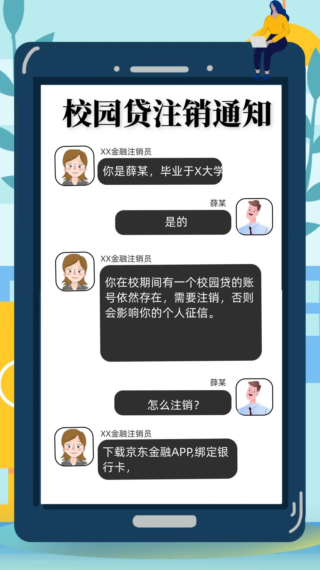 征信类校园贷诈骗案例,校园贷逾期多久上征信