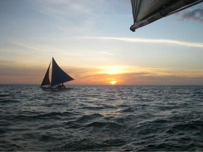 绝美长滩图片,长滩岛绝美日落