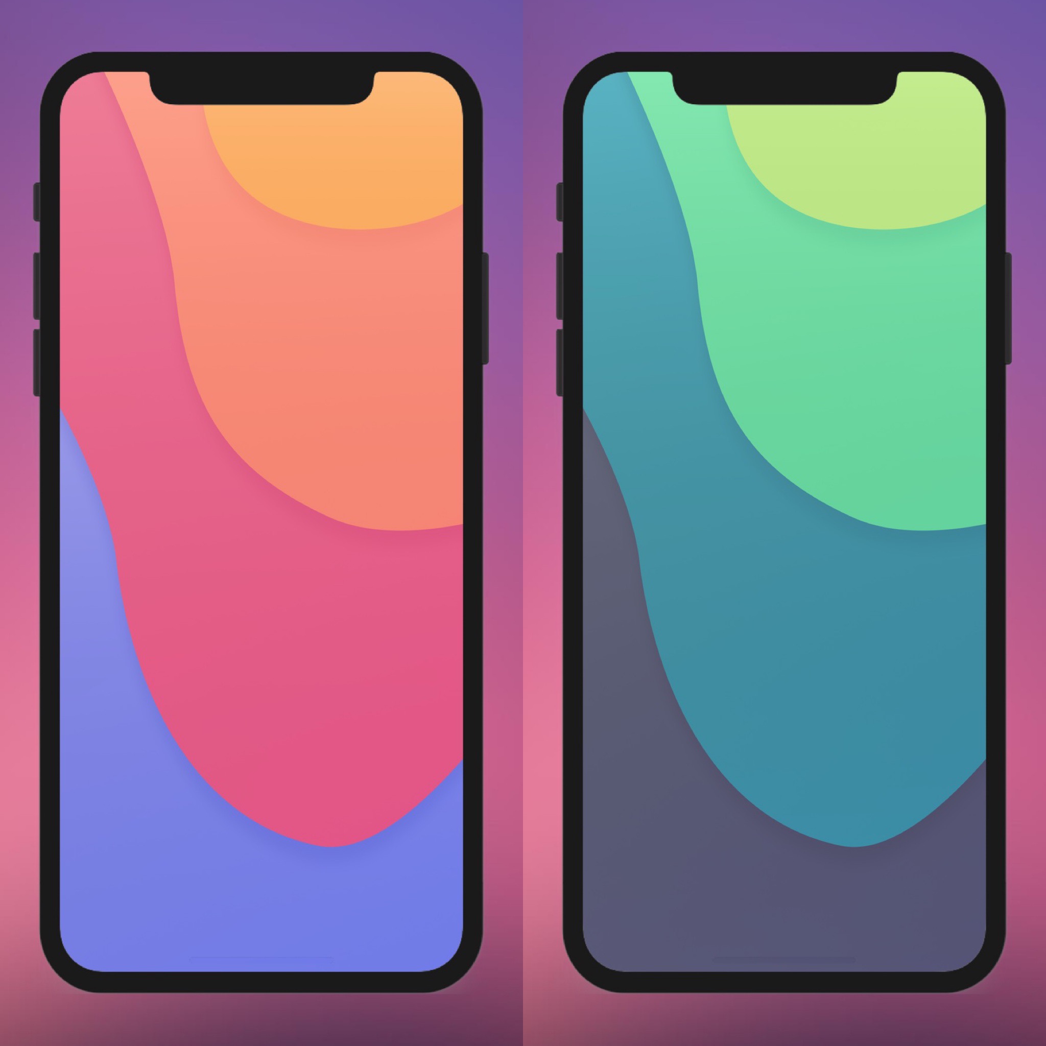 优阿纯色壁纸,色彩鲜亮的好看手机壁纸