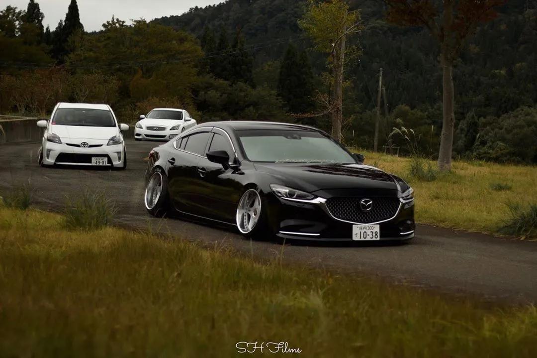 阿特兹轮毂改装案例,马自达阿特兹改装案例