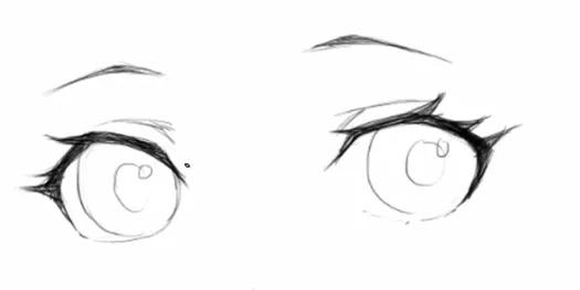 眼睛画法绘画教程,绘画可爱眼睛最简单的画法