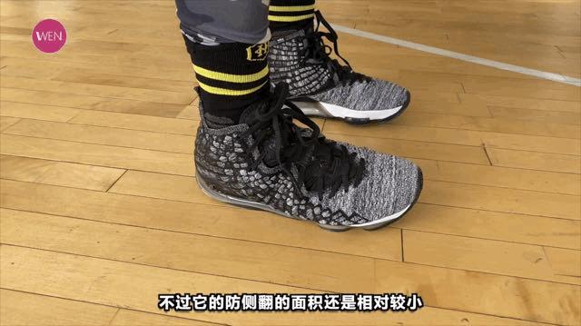 詹姆斯上脚17战靴,詹姆斯lbj实战靴