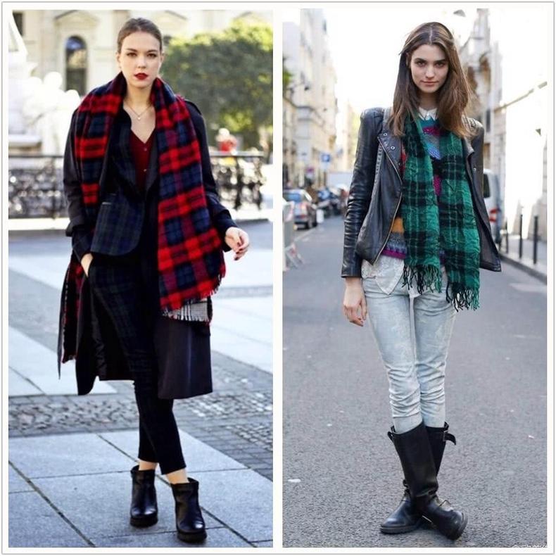 戴围巾最好看的方法学生党,戴围巾最好看的方法