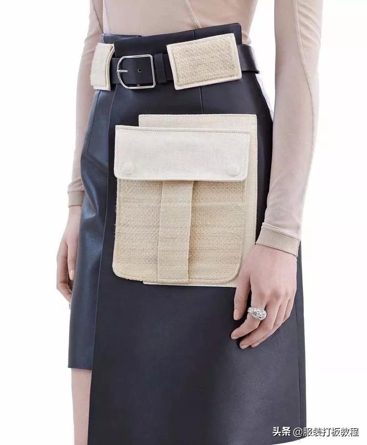 服装立体口袋制作视频教程,服装手工打版设计教程