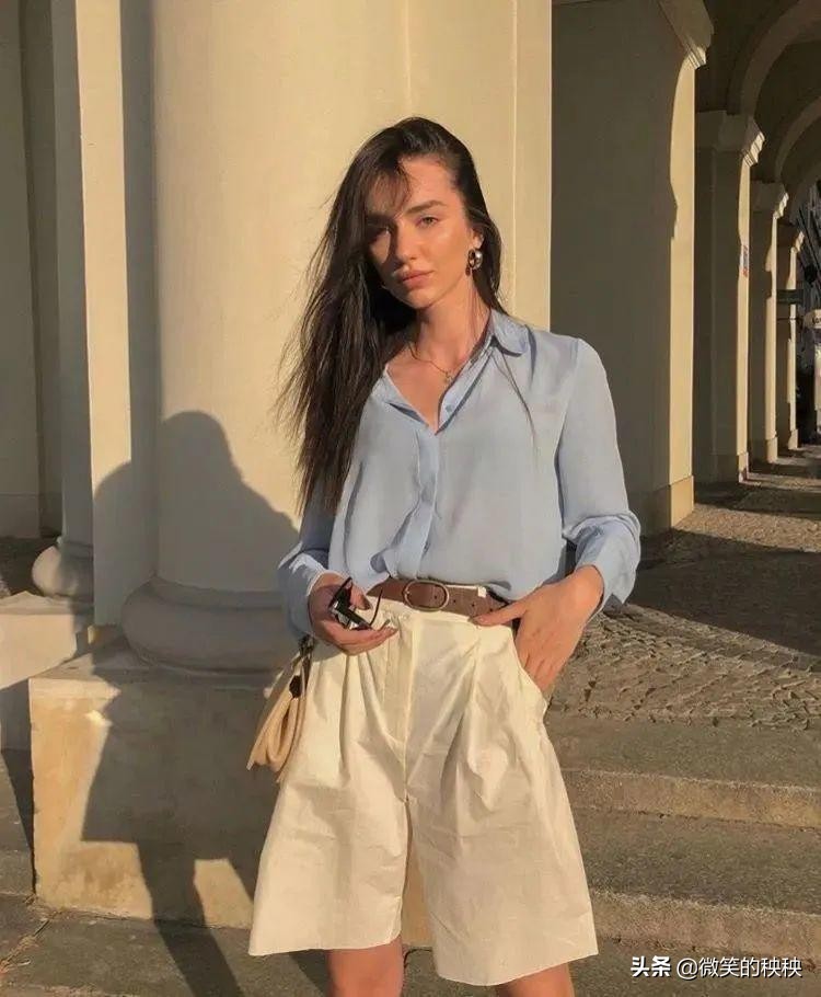 夏天穿一件长袖衬衫,夏天适合的长袖衬衫