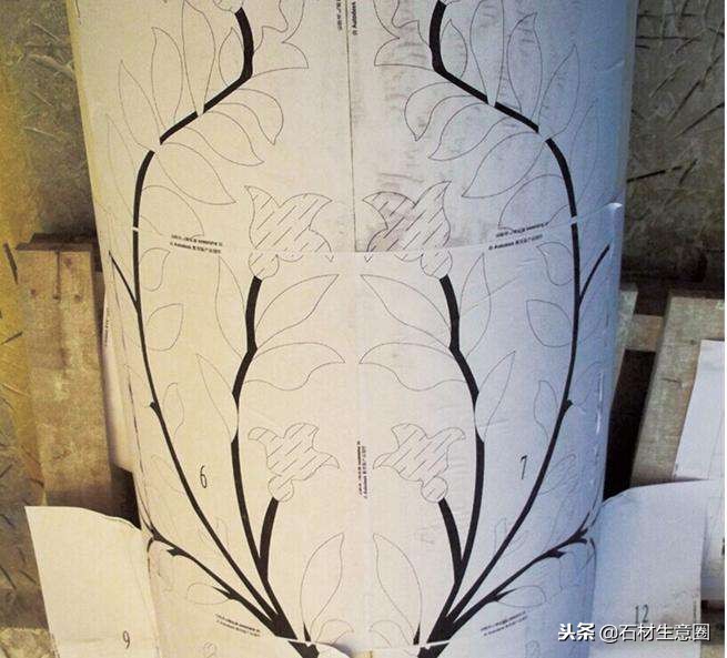 石材拼花让石材更美,瓷砖拼花与石材拼花