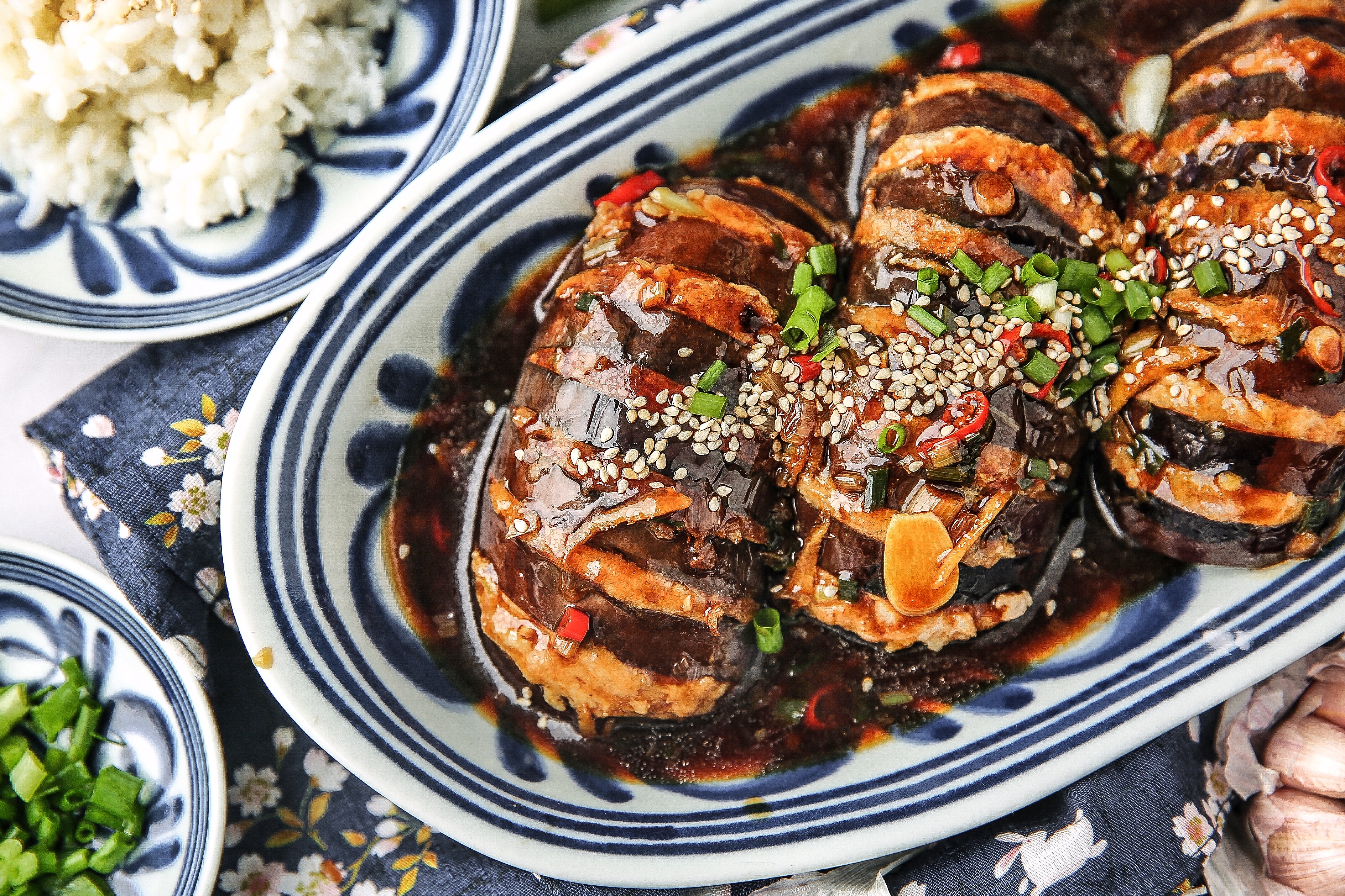 鲜香肉酿茄子也可以用破壁机制作