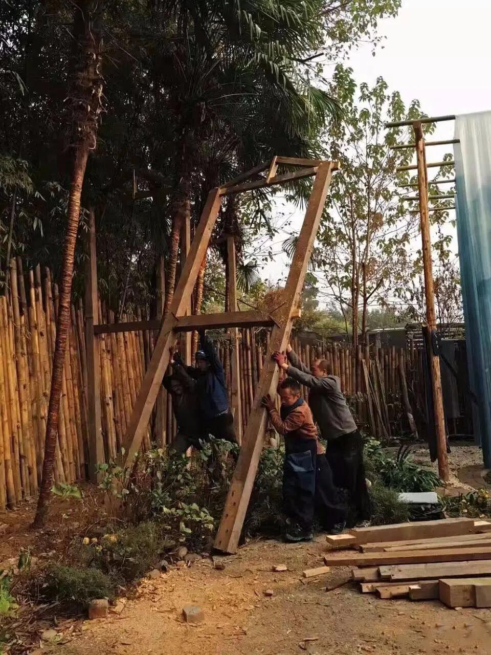 租下城郊200㎡小院,和陌生人一起生活5年:唱歌、染布、盖树屋