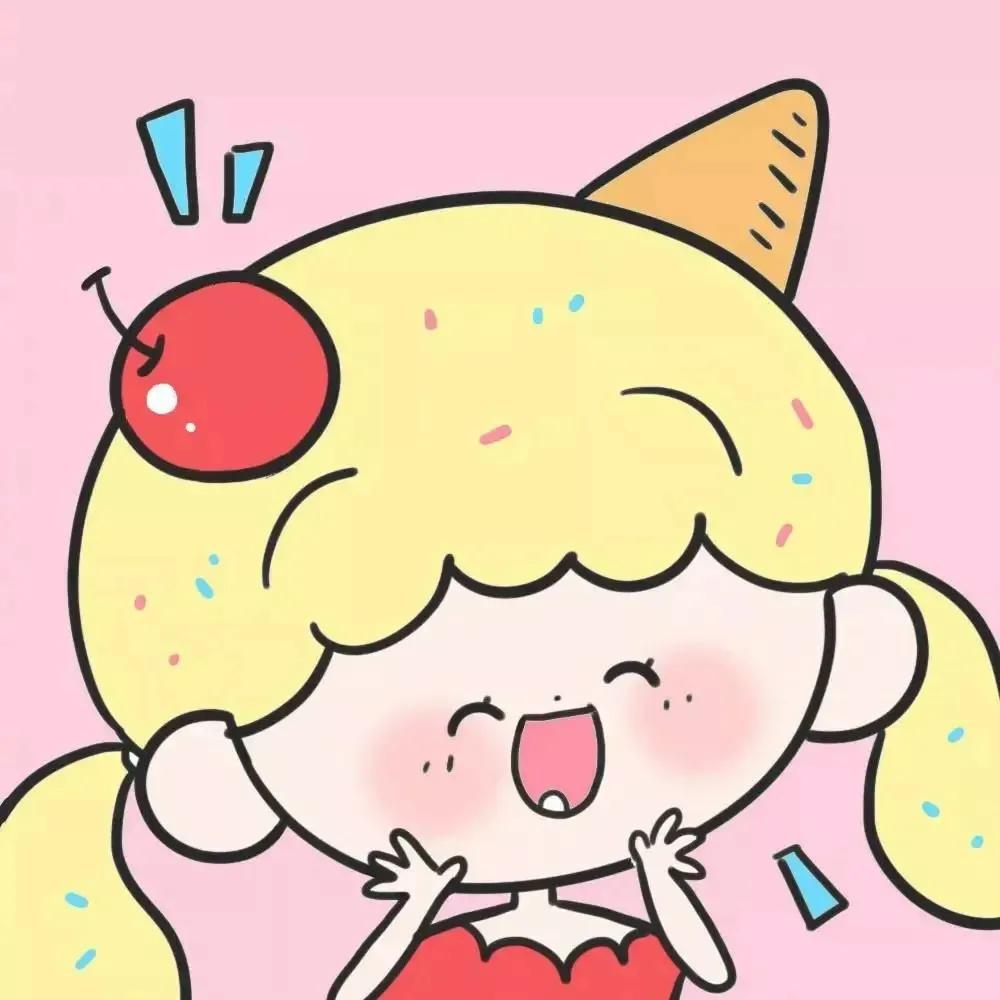 闺蜜头像萌娃卡通可爱小清新,可爱女孩头像萌娃闺蜜森系