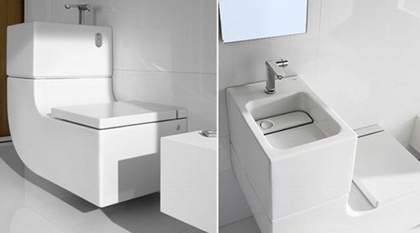 头回见马桶带洗手池，洗完手，水储存冲马桶，每月能省一半水费！