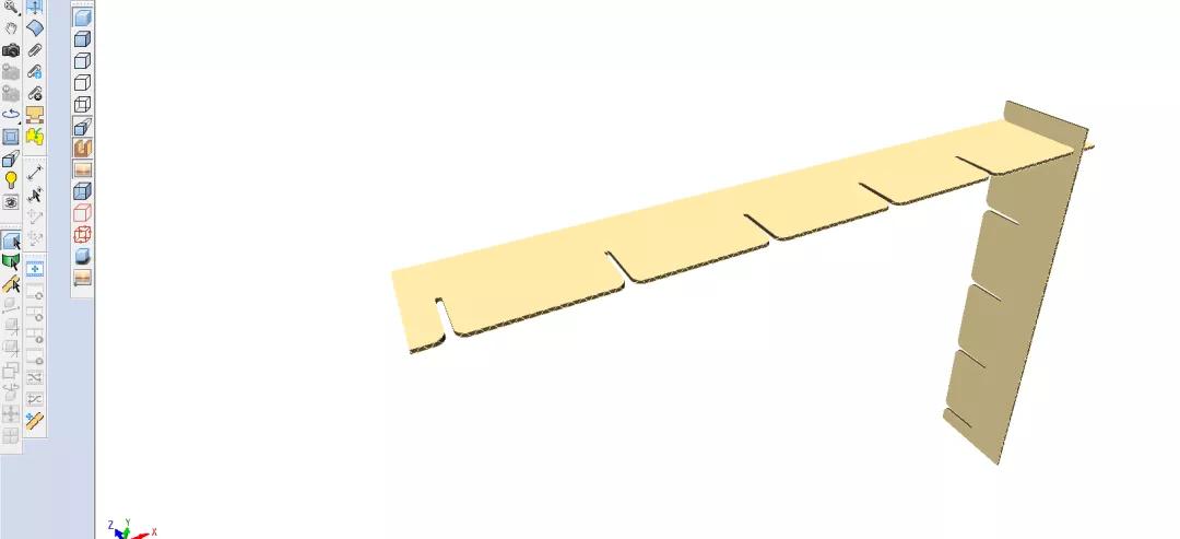 教你一个新方法，ArtiosCAD盒型库设计隔档，同时生成长短刀卡图