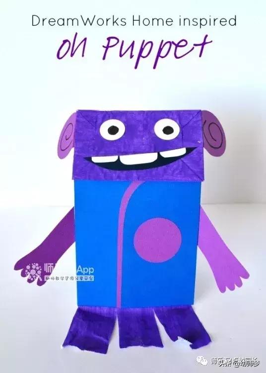 环保纸袋手工创意创作思路,幼儿纸袋手工环保创意图片