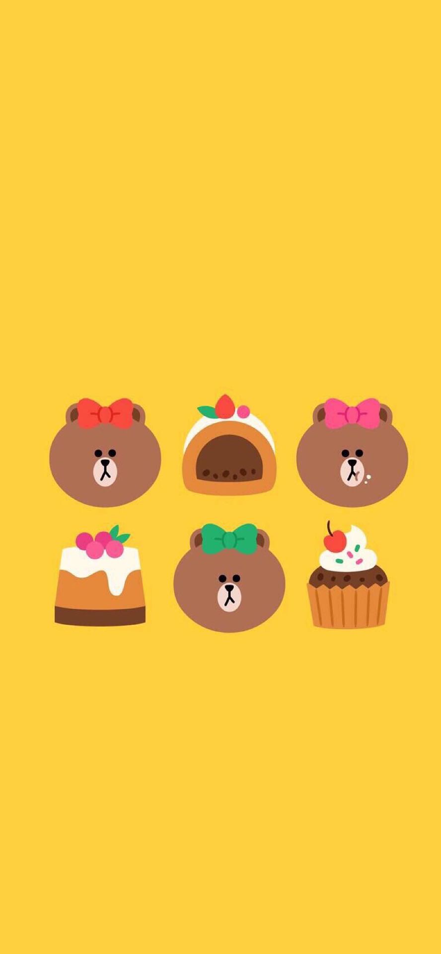 布朗熊可妮兔莎莉鸭壁纸,壁纸iphone专用布朗熊和可妮兔