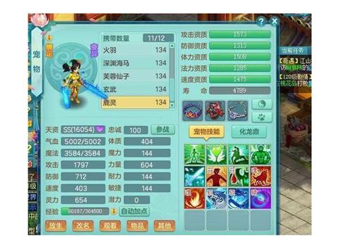 神武3最好用的宠物,神武3新手用什么宠物