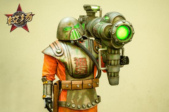 辐射工兵cosplay上海漫展,上海漫展指责者