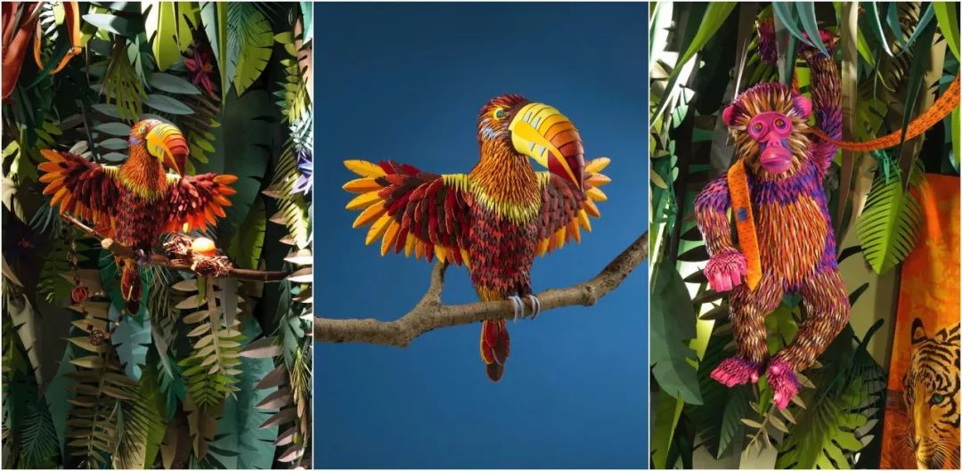 爱马仕橱窗展示设计手绘图,爱马仕2023橱窗设计最新款