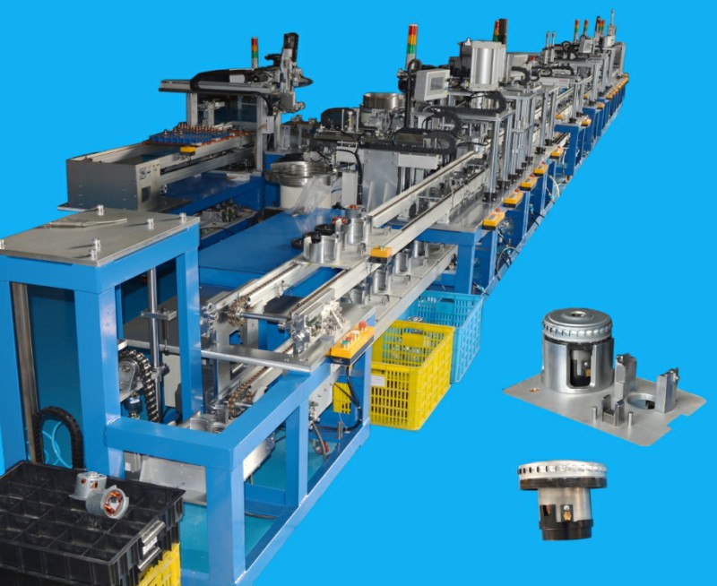 科瑞电机组装线,科瑞电机组装