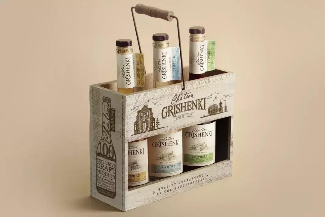 独特的红酒包装,特色红酒礼盒包装