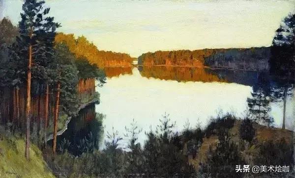 俄国画家列维坦的风景画,俄国画家伊萨克列维坦