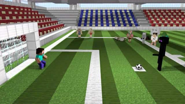 我的世界足球场攻略,在我的世界里如何做可以踢的足球