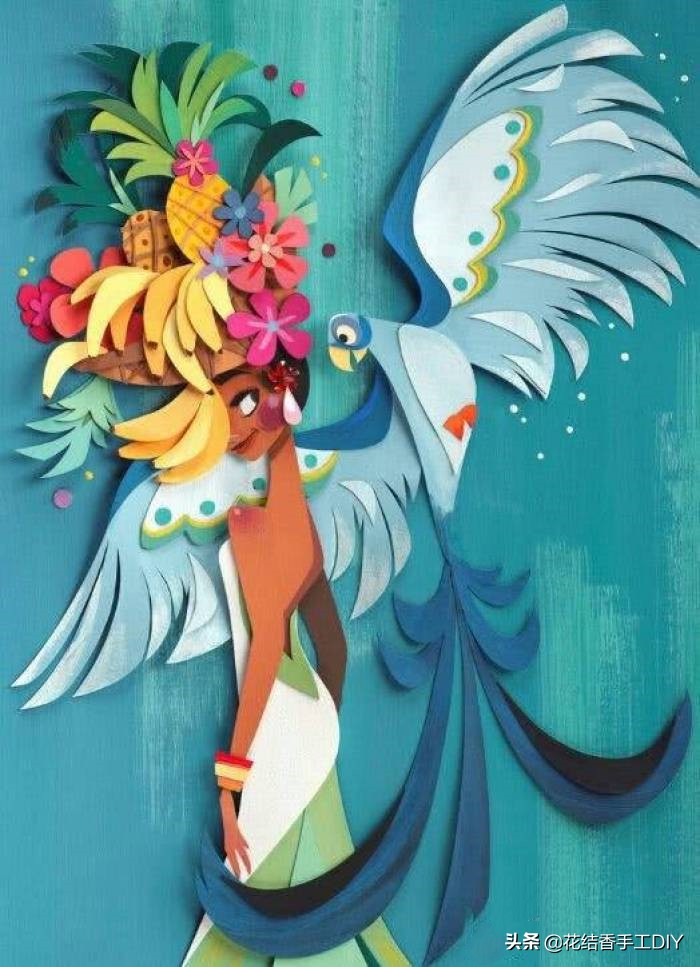 正方形卡纸做新年贺卡,新年手工贺卡简单幼儿diy