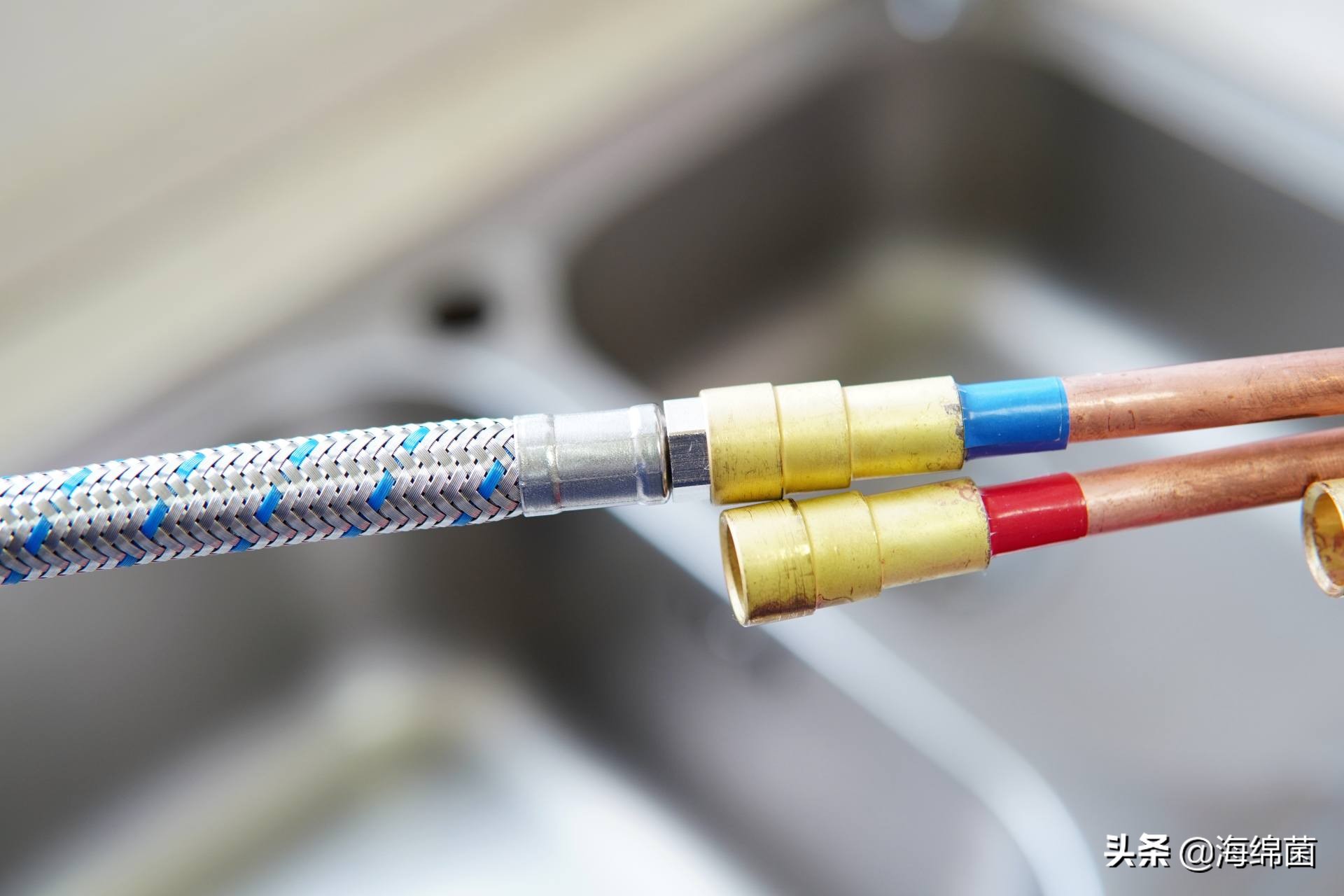 厨房双孔冷热二合一水龙头安装,厨房水龙头冷热两用自己动手安装