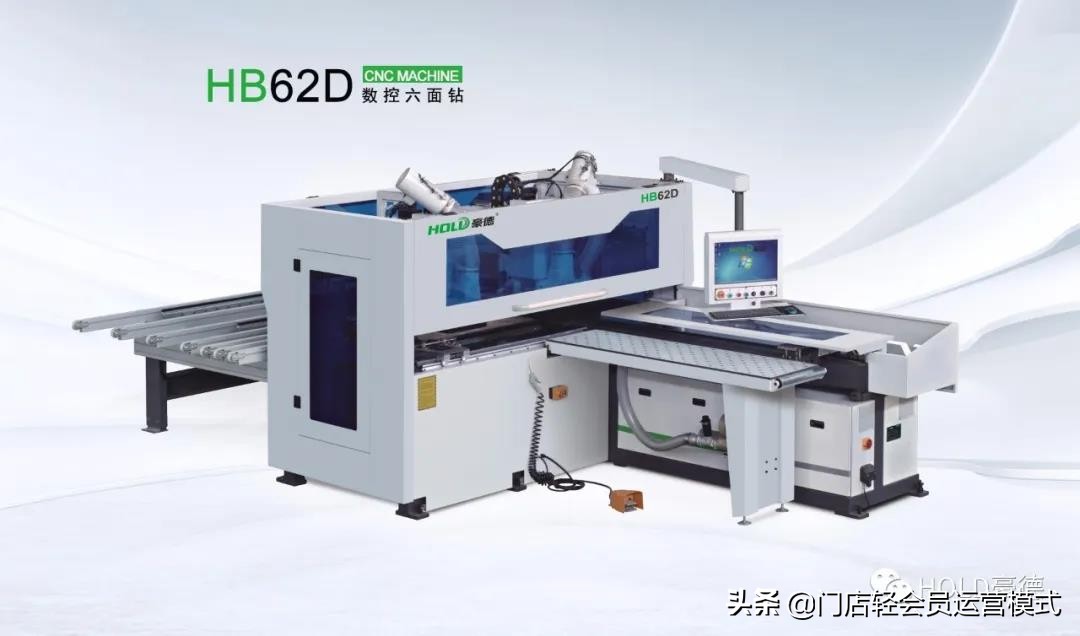 豪德六面钻自己编程打孔,豪德全自动六面钻