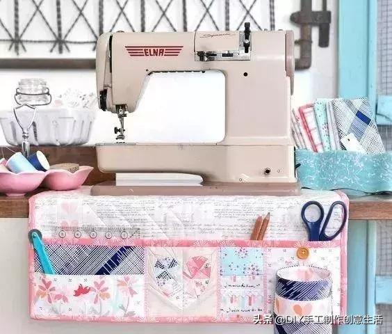 布艺挂兜墙挂式收纳袋欧式,布艺棉麻防水三层挂式收纳袋